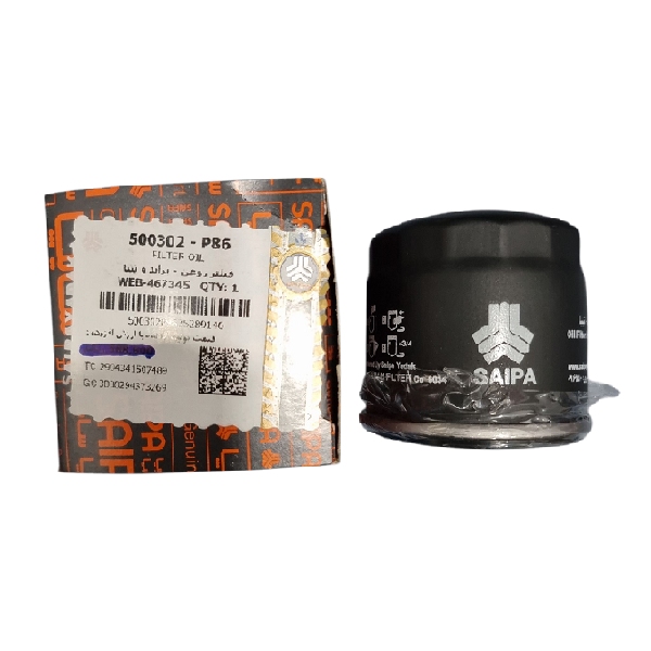 فیلتر روغن پراید تیبا ساینا کوییک شرکتی سایپا 500302