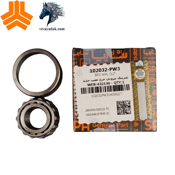 بلبرینگ بیرونی چرخ عقب پراید (جدید) 102032
